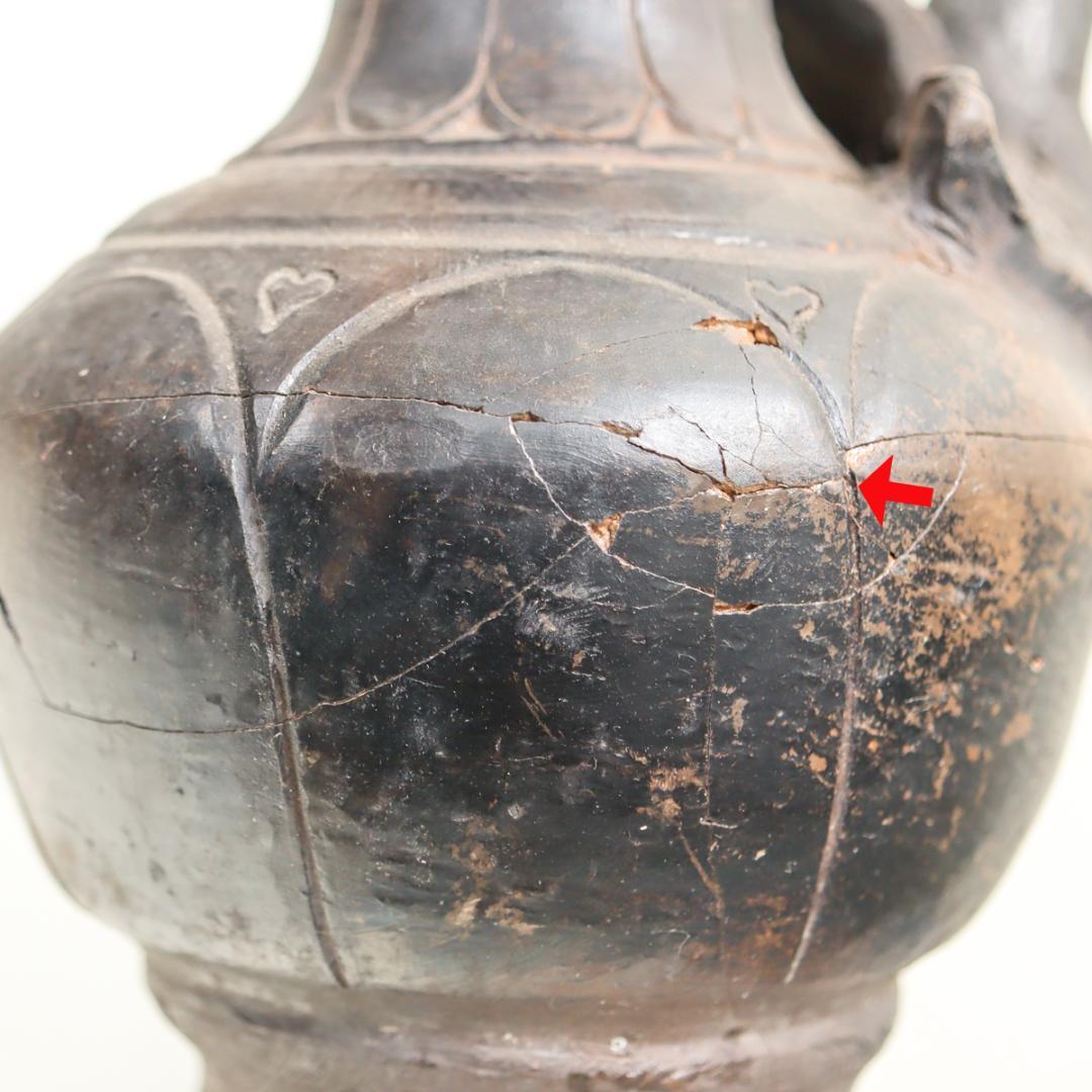 黒陶鳥形ケンディ テラコッタ 水差し