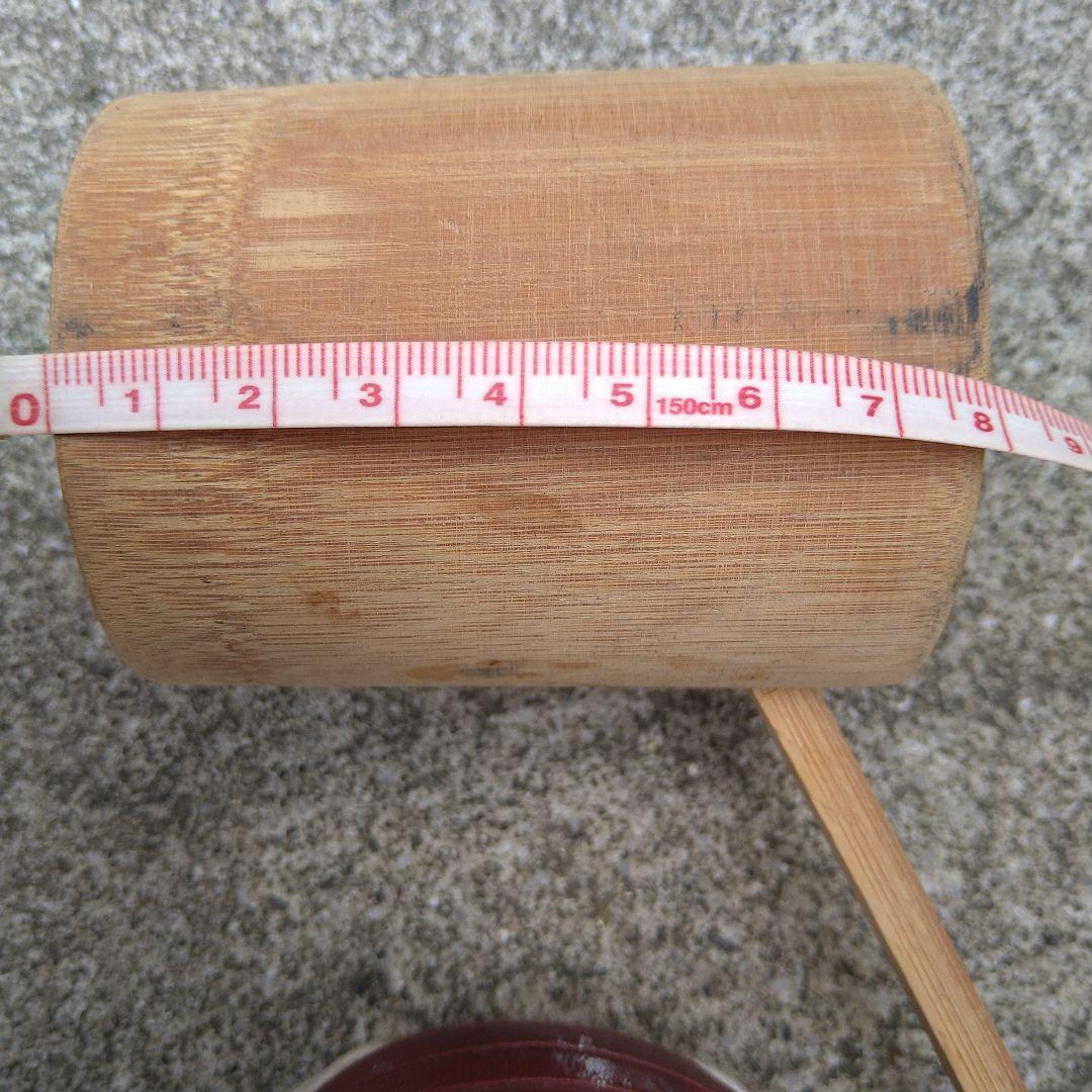 木製水屋道具　手桶　竹製ひしゃく　墓参り用桶　手桶セット　木製手桶　お墓参り