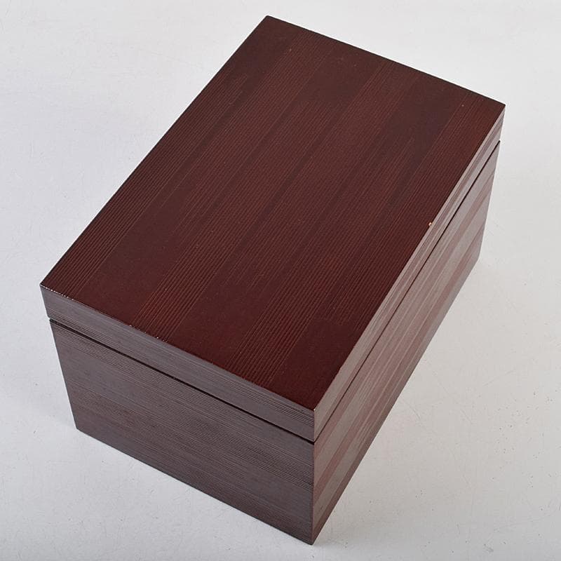 茶道具　利休茶箱　原平作　茶碗　朱塗　棗など　八点　一式　M　R9461