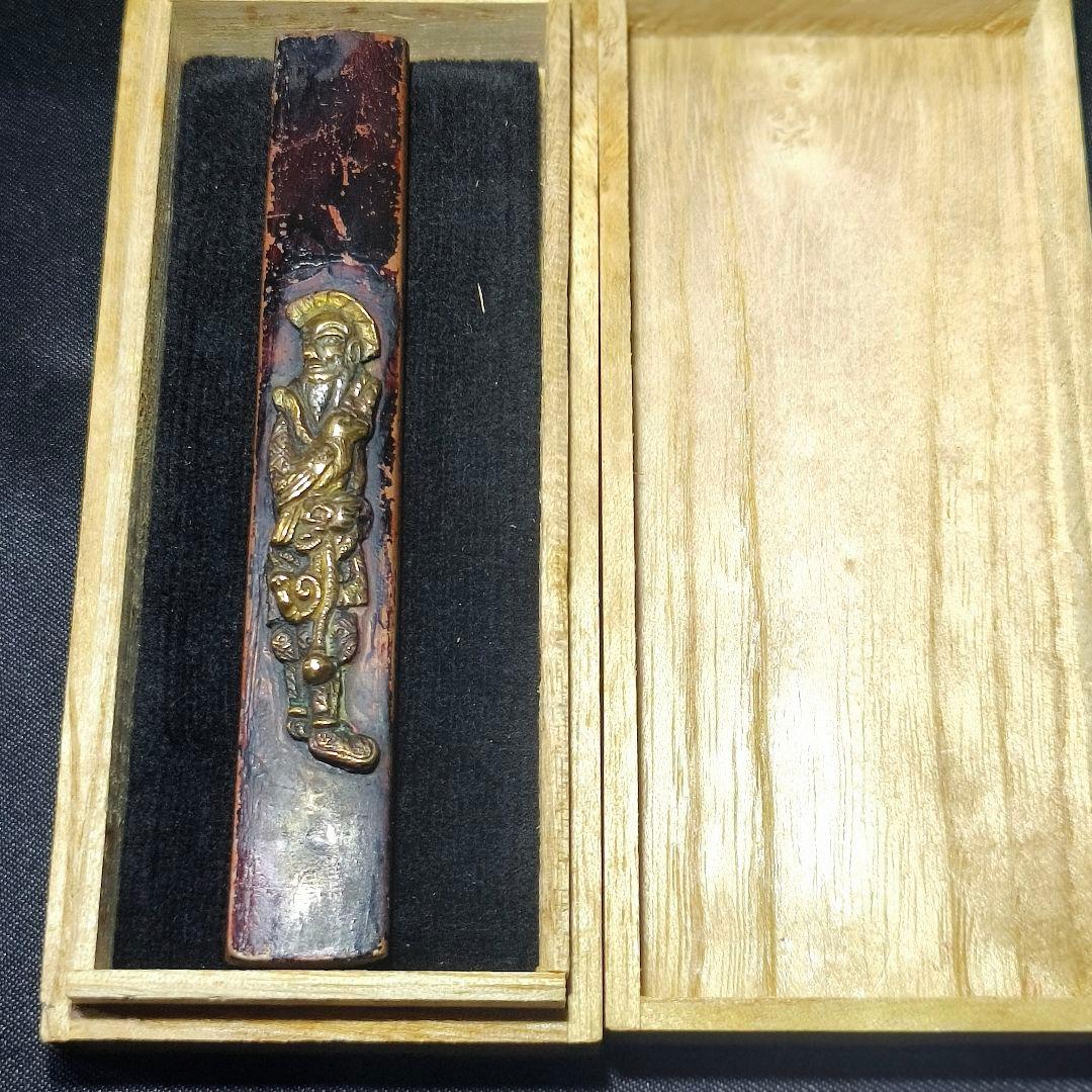 刀剣美術 小柄 南蛮人 江戸骨董 象嵌細工 古美術 蒐集家放出美品 旧家蔵出し