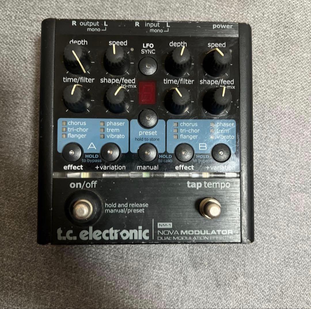 ギター t.c. electronic NOVA MODULATOR