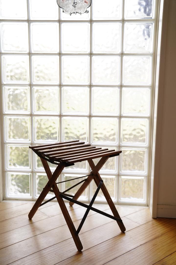 アンティーク　フォールディングスツール　フィッシングチェア　フィッシングスツール