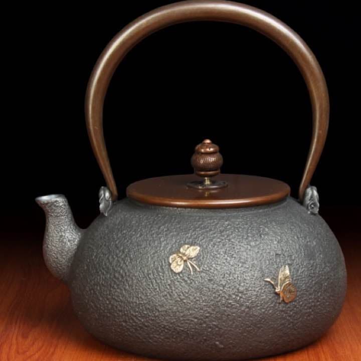 SW 松紋堂 鉄器 急須 伝統工芸 手作り 鉄分補給 鉄瓶　014