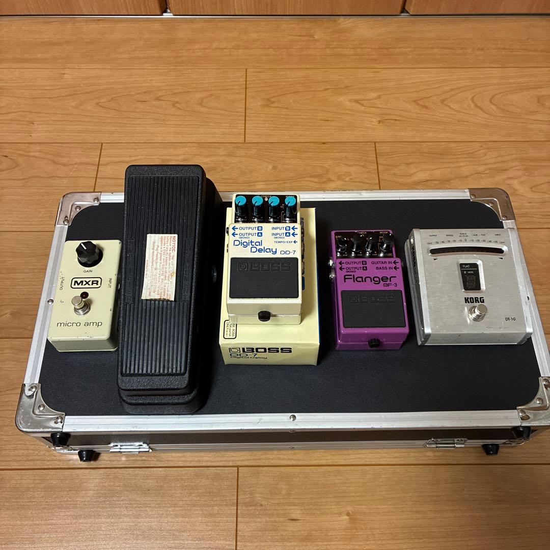 セット売り　エフェクター4点＋チューナー＋エフェクターケース　動作確認済