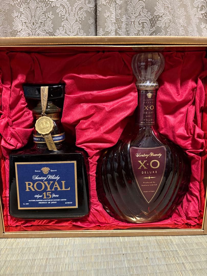 サントリーウイスキー  15年 & ブランデーXO DELUXE