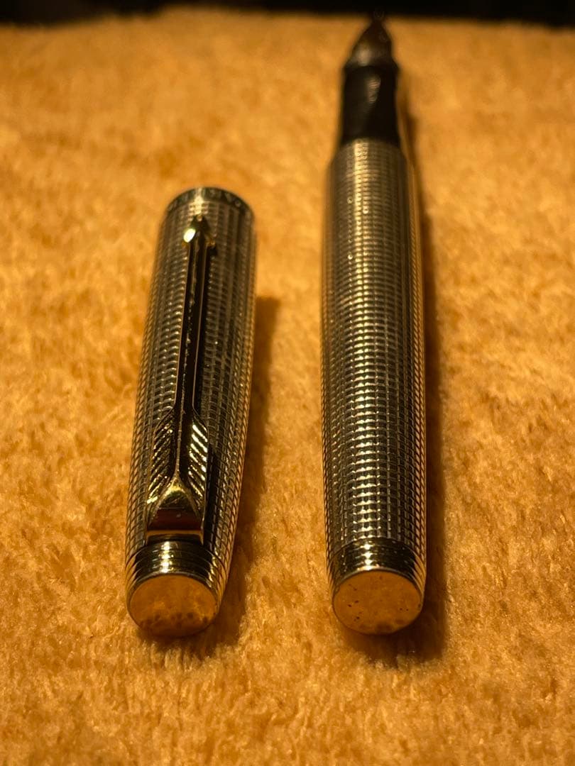 PARKER 万年筆　14K スターリングシルバー　XF パーカー