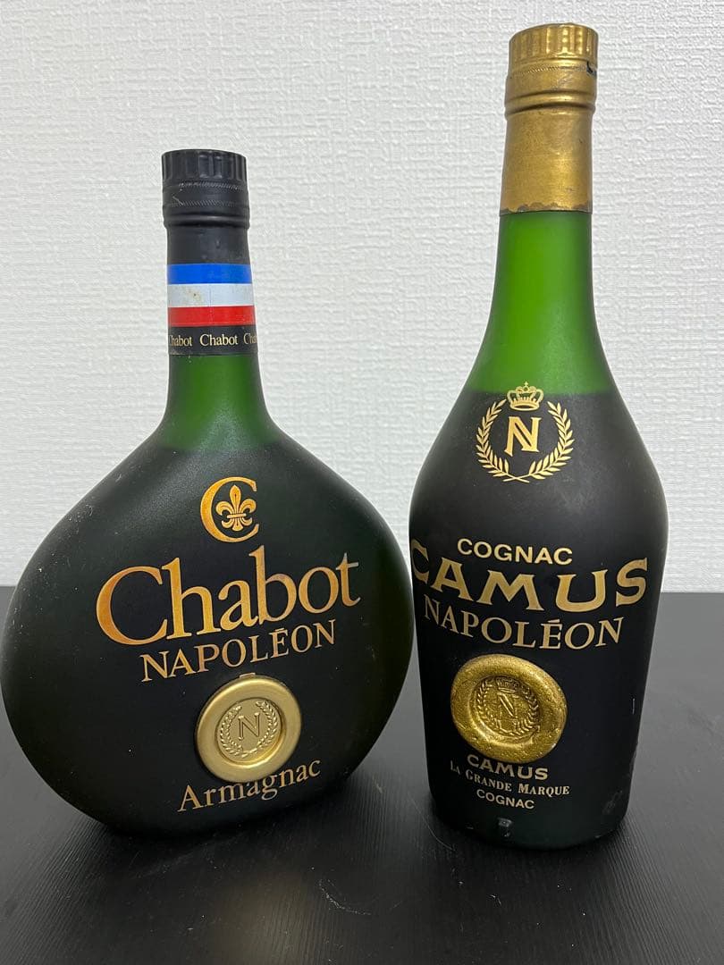 未開封 古酒 ブランデー 2本セット CAMUS ナポレオン コニャック