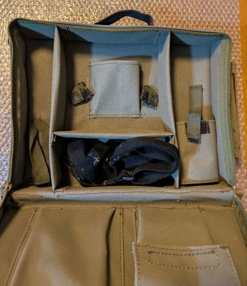 自衛隊 ビンテージ 箱型バッグ