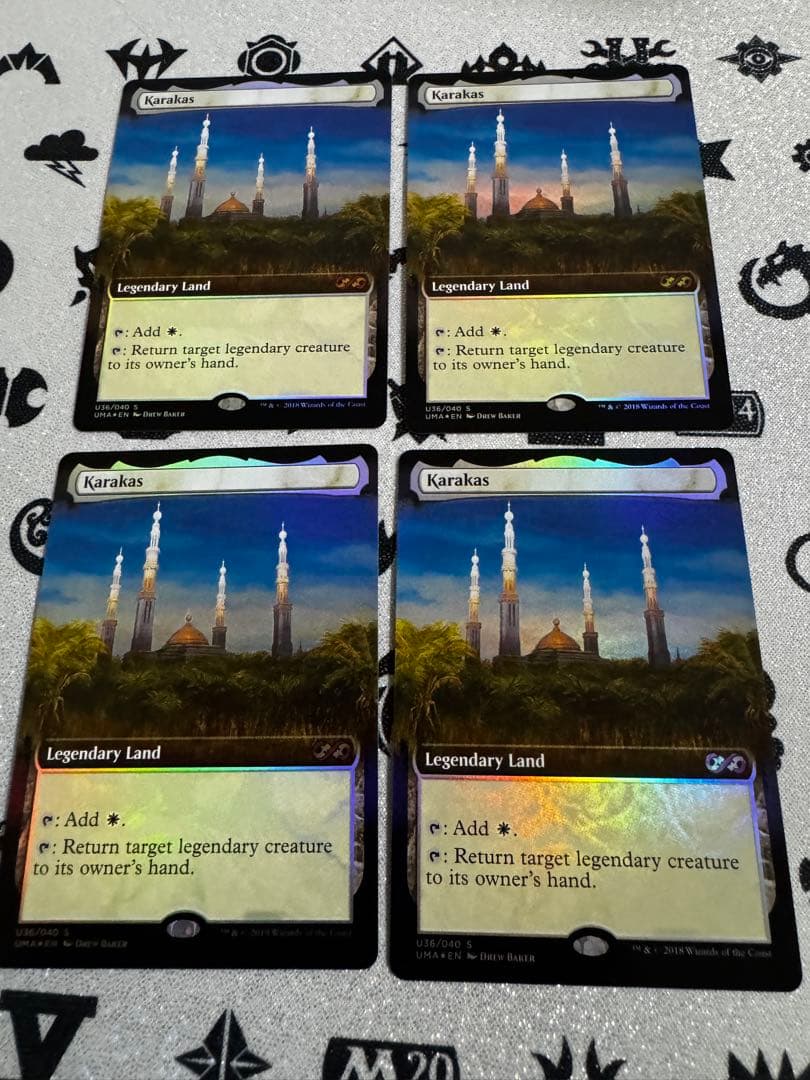 4枚セット カラカス foil 英語