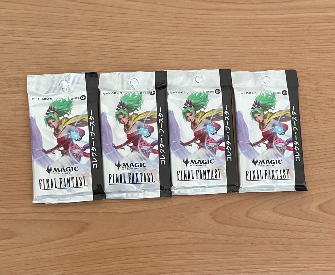 MTG　ファイナルファンタジー　コレクターブースター　日本語版 4パック　ff
