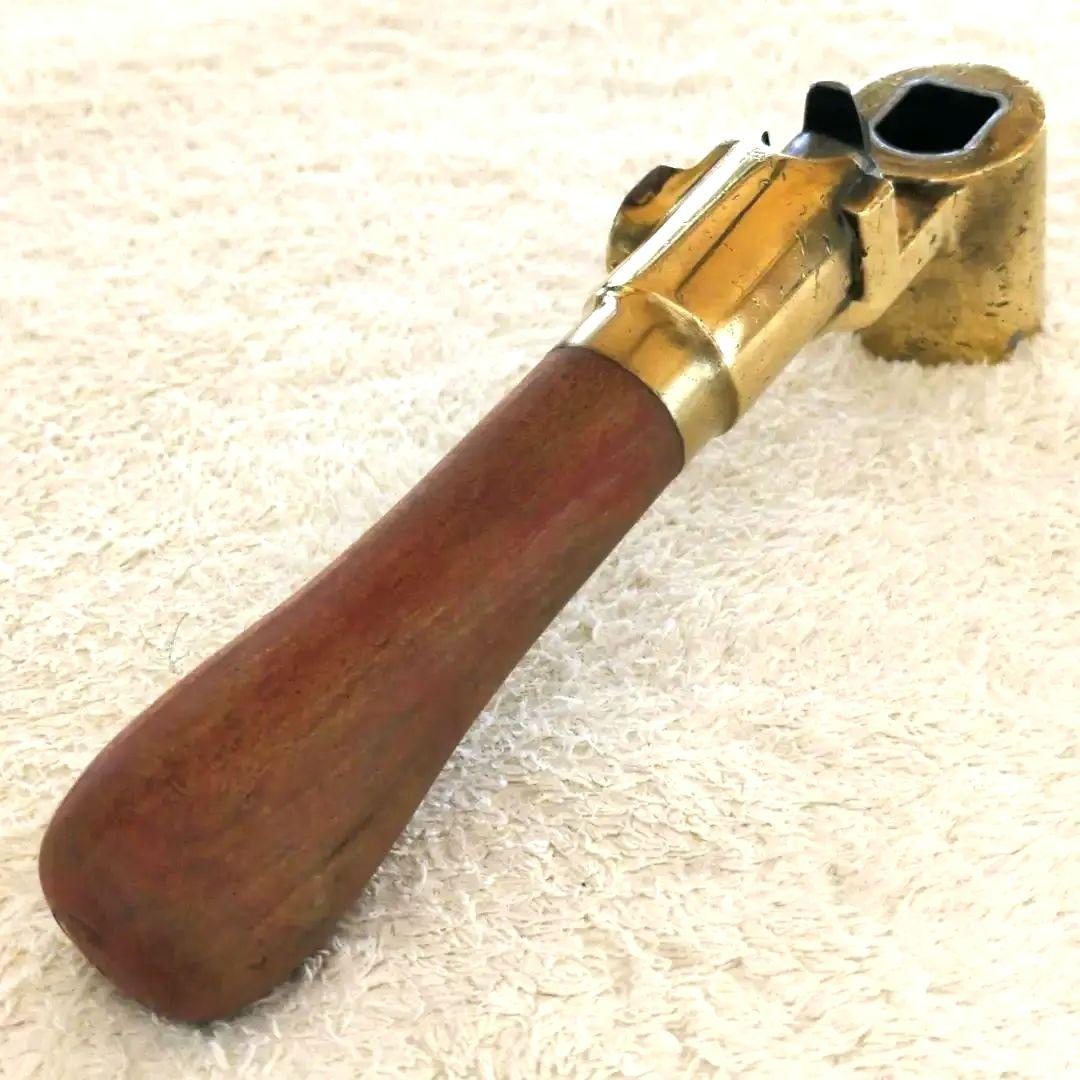 鉄道関連グッズ：鉄道運転士 鉄道ブレーキハンドル 三菱製ブレーキハンドル　当時物