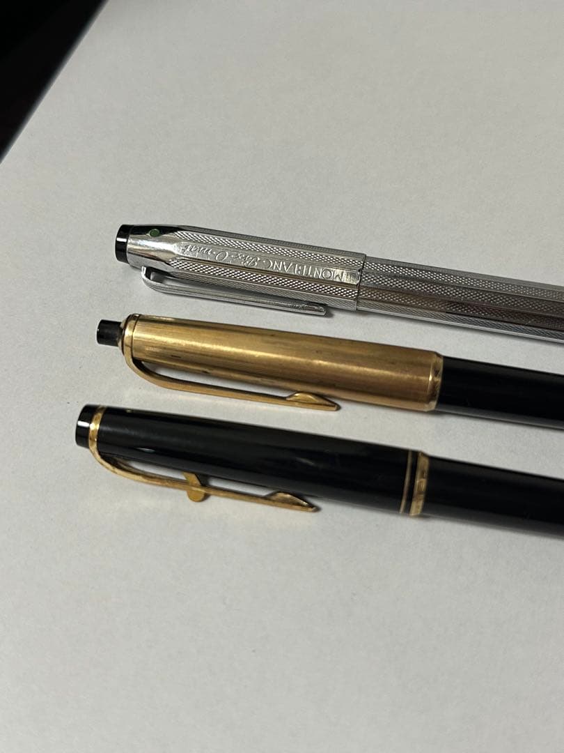 《*え様 モンブラン 筆記具 3点セット ボールペン2本 シャープペン1本