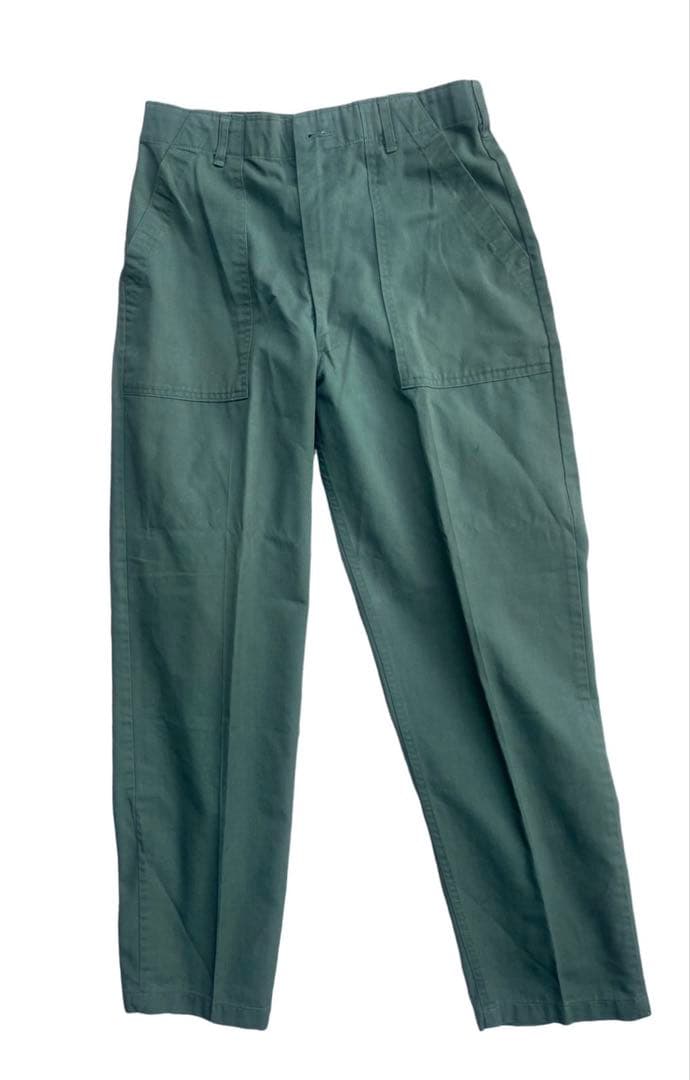 米軍本物OG-507ユーティリティパンツ1980年官給品バイカーパンツ32×31