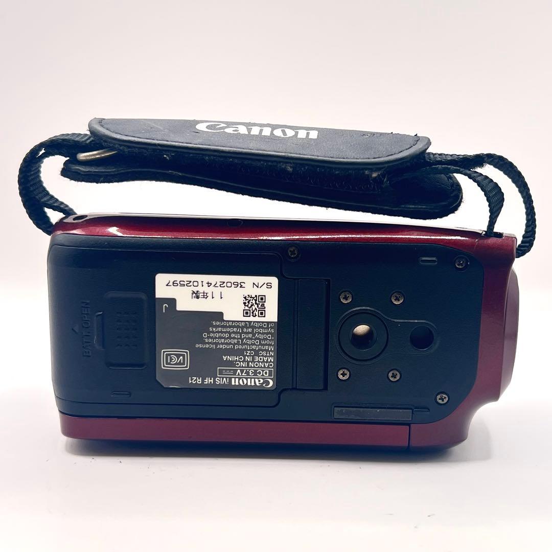 付属品充実 Canon iVIS HF R21 ビデオカメラ 本体 バッテリー