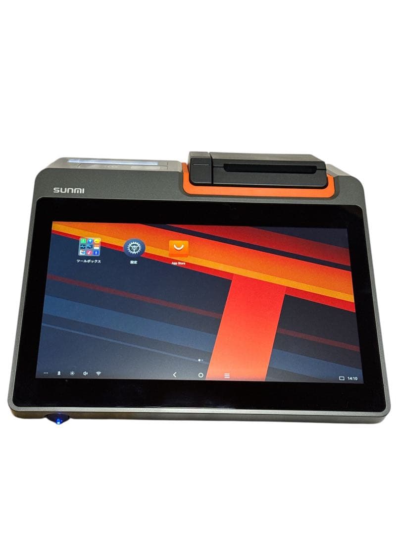 【美品】SUNMIT2 MINIプリンタ搭載タブレット型POSレジ