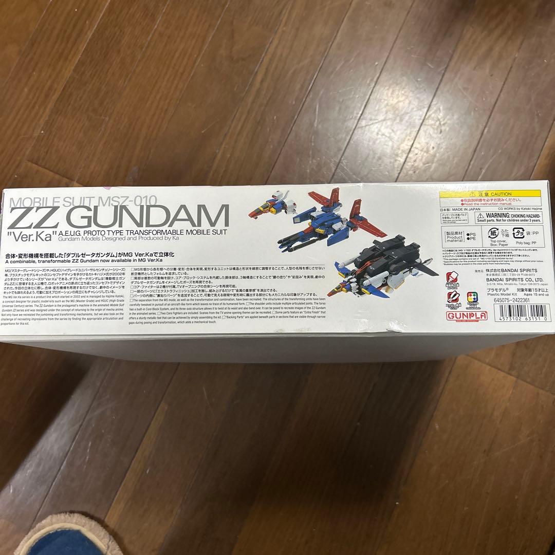 MG 1/100 ダブルゼータガンダム Ver.ka 機動戦士ガンダムZZ