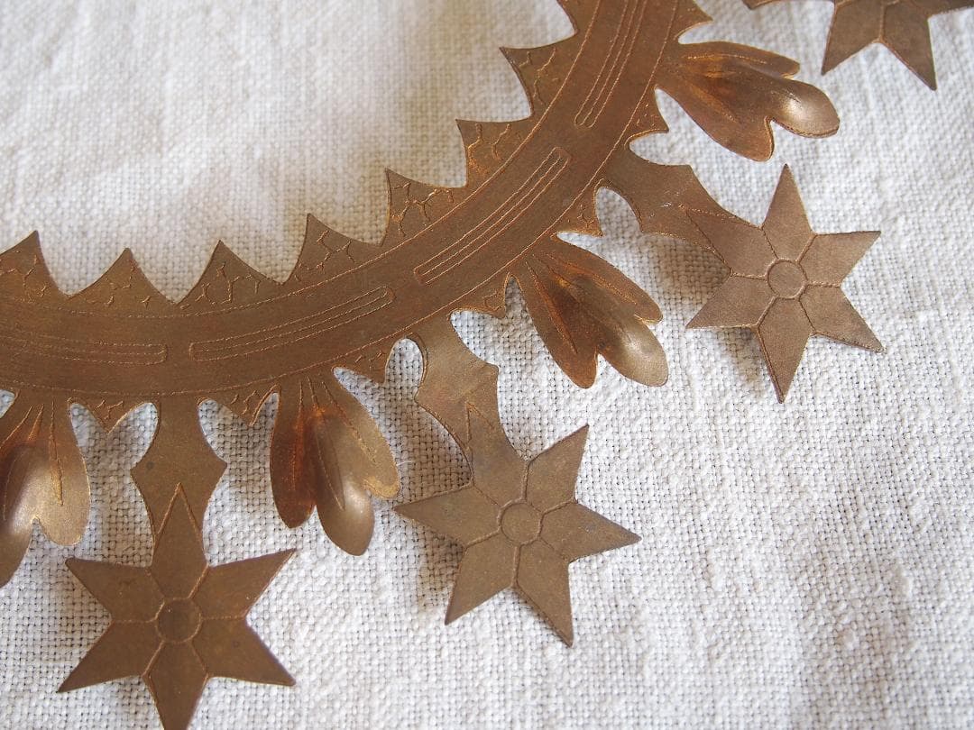 聖母マリア像 星のついた光輪 クラウン 直径25cm カトリック彫像用/K346