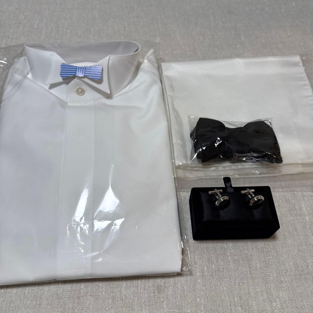 【Y】トリートドレッシング　新郎4点セット(シャツLサイズ)