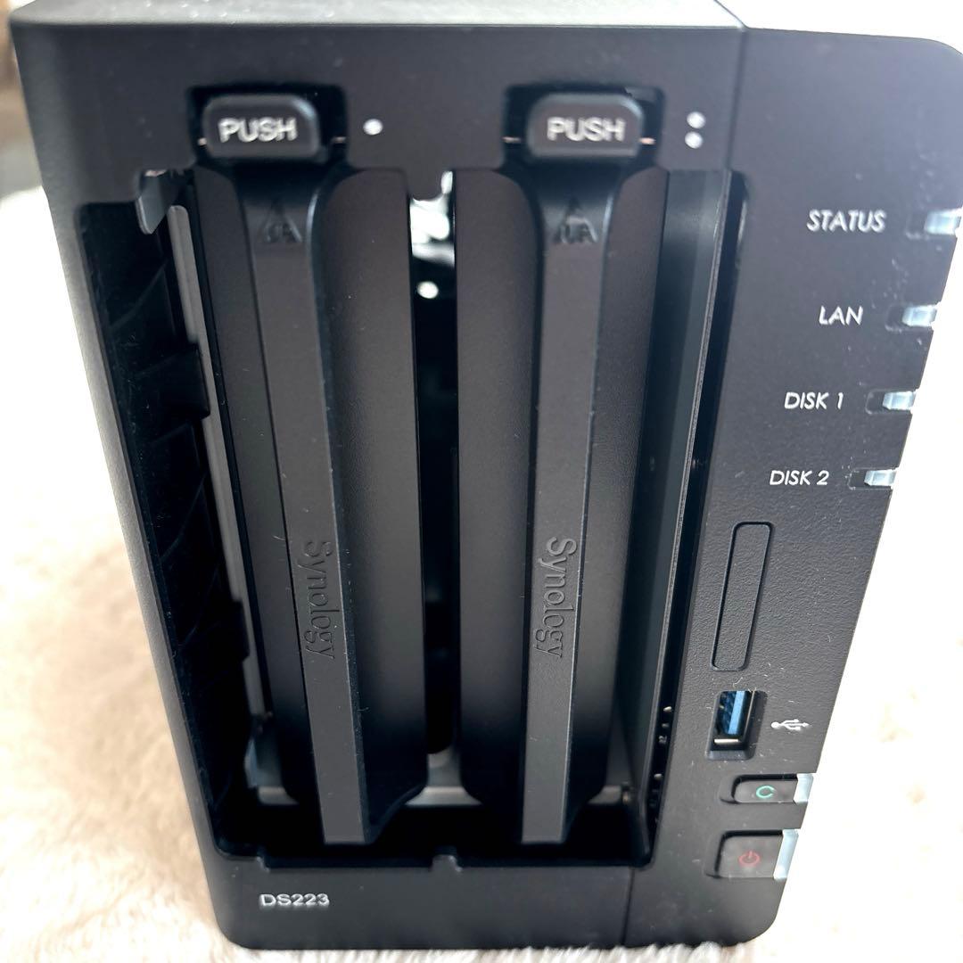 【極美品・未使用】Synology DISKSTATION DS223 2ベイ