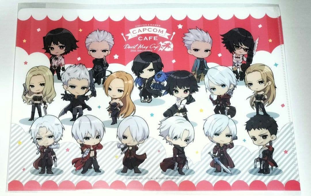 デビルメイクライ クリアファイル カプコンカフェ 6弾