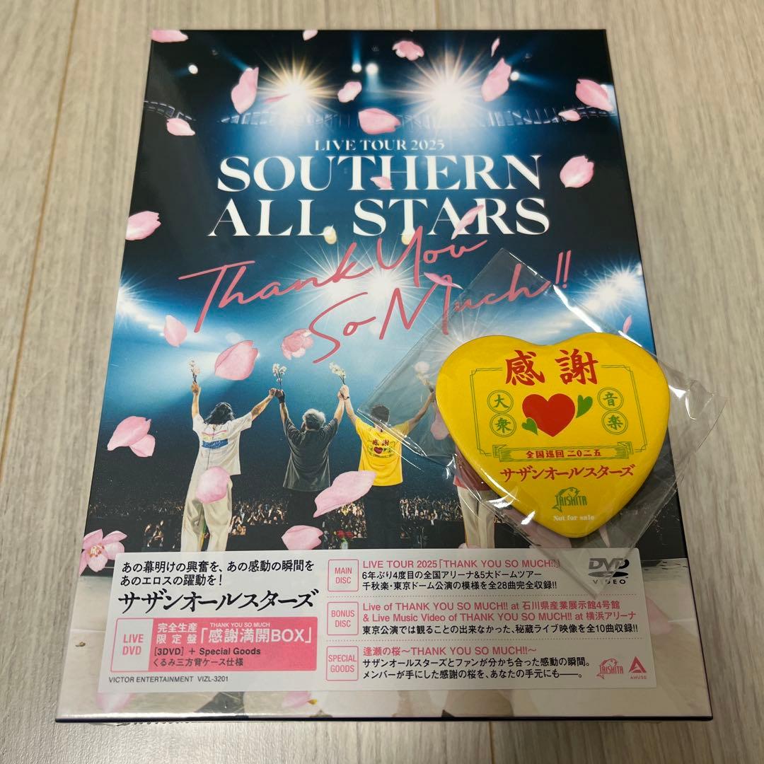 サザンオールスターズ/LIVE TOUR 2025 3枚組 初回 桑田佳祐
