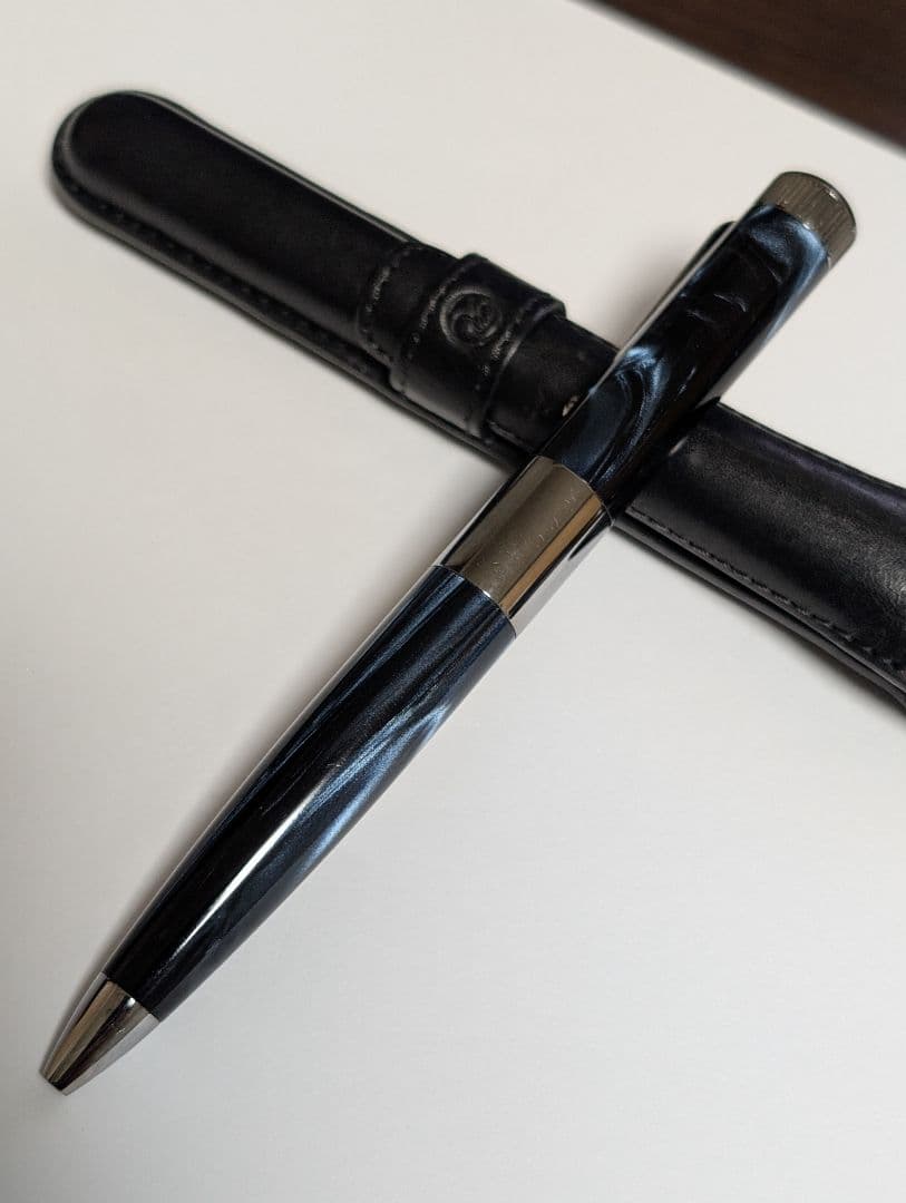 銀座 伊東屋 ROMEO No.3 ボールペン 太軸 【イタリアンブルー】