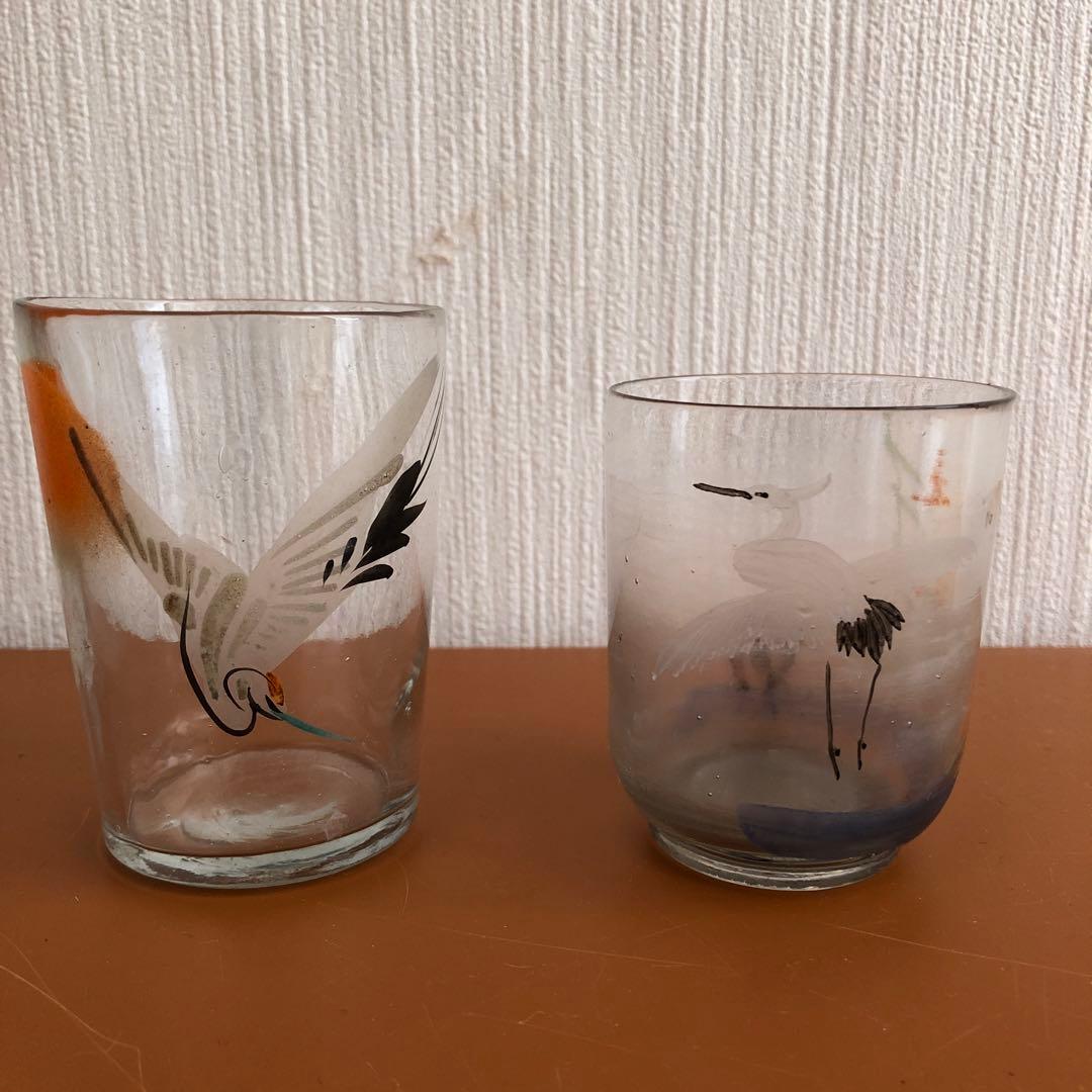 戦前ガラスコップ　アンティーク