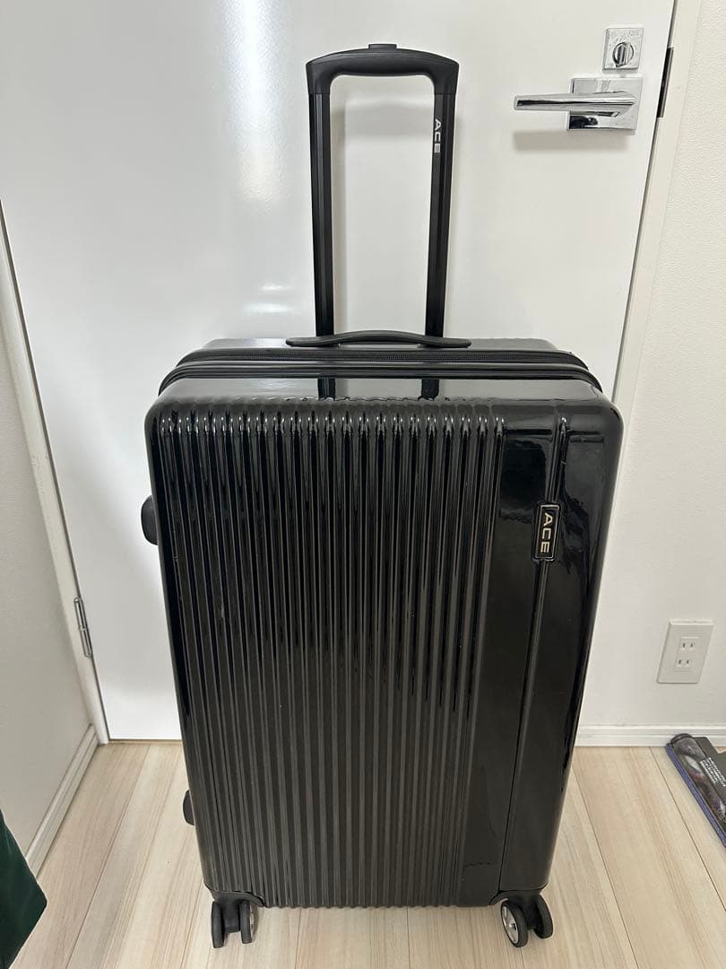 【美品】ACE キャリーケース ブラック 4輪