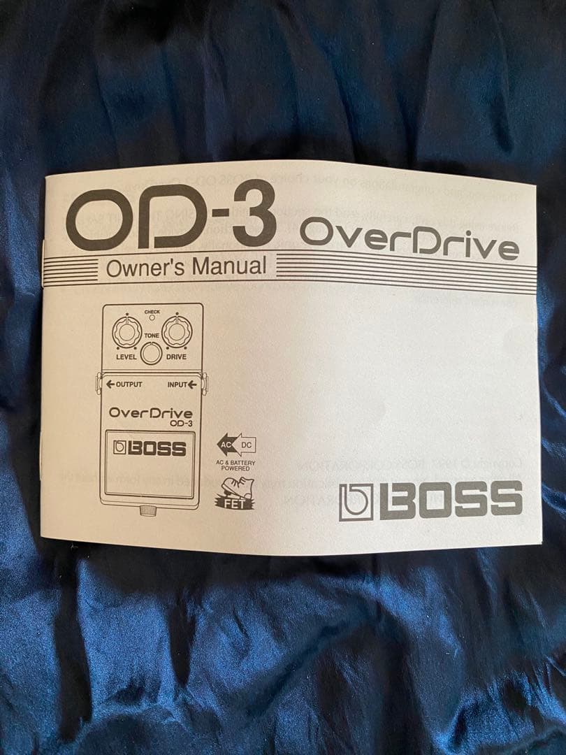 BOSS OverDrive OD-3 高輝度緑LED 改