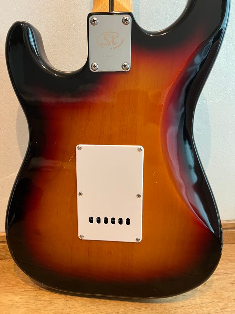 SX Guitars SST/ALDER/H/3TS サンバースト