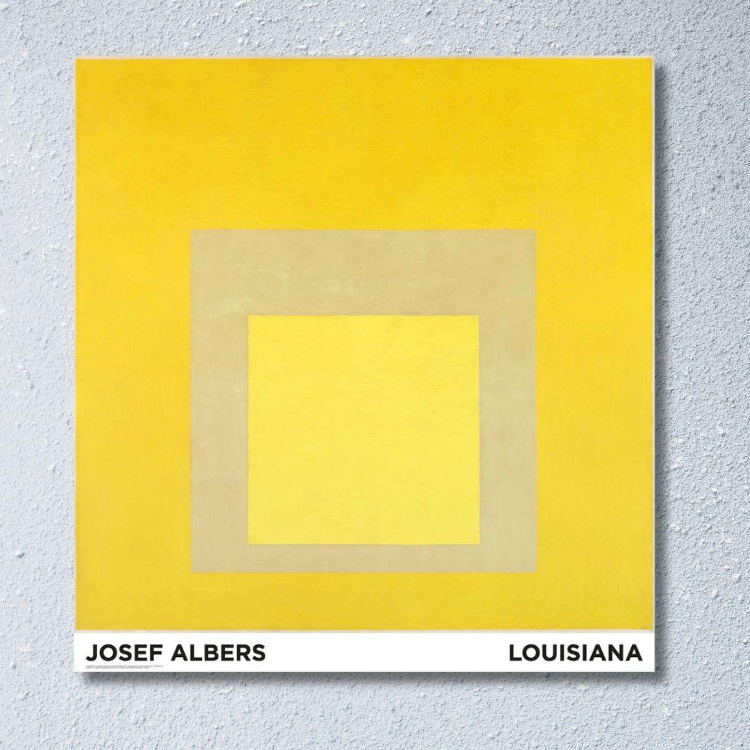 ヨゼフ・アルバース Josef Albers ルイジアナ 展覧ポスター