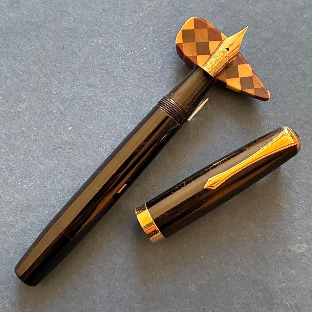 酒井栄助　兜木銀次郎　土田修一　手作り万年筆　ベスト型