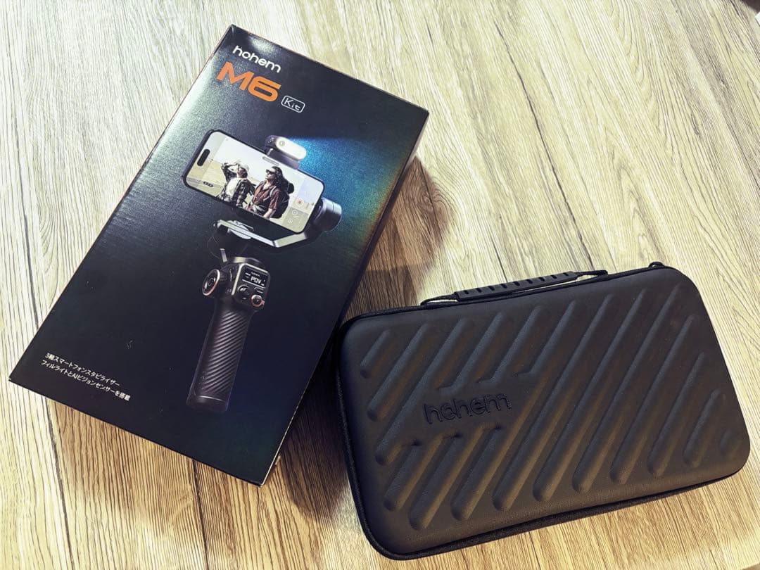 【美品】hohem M6 Kit 3軸スマートフォンスタビライザー