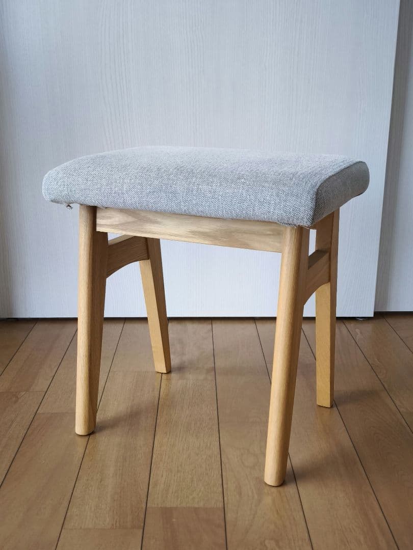 【中古】unico SIGNE スツール ベージュ