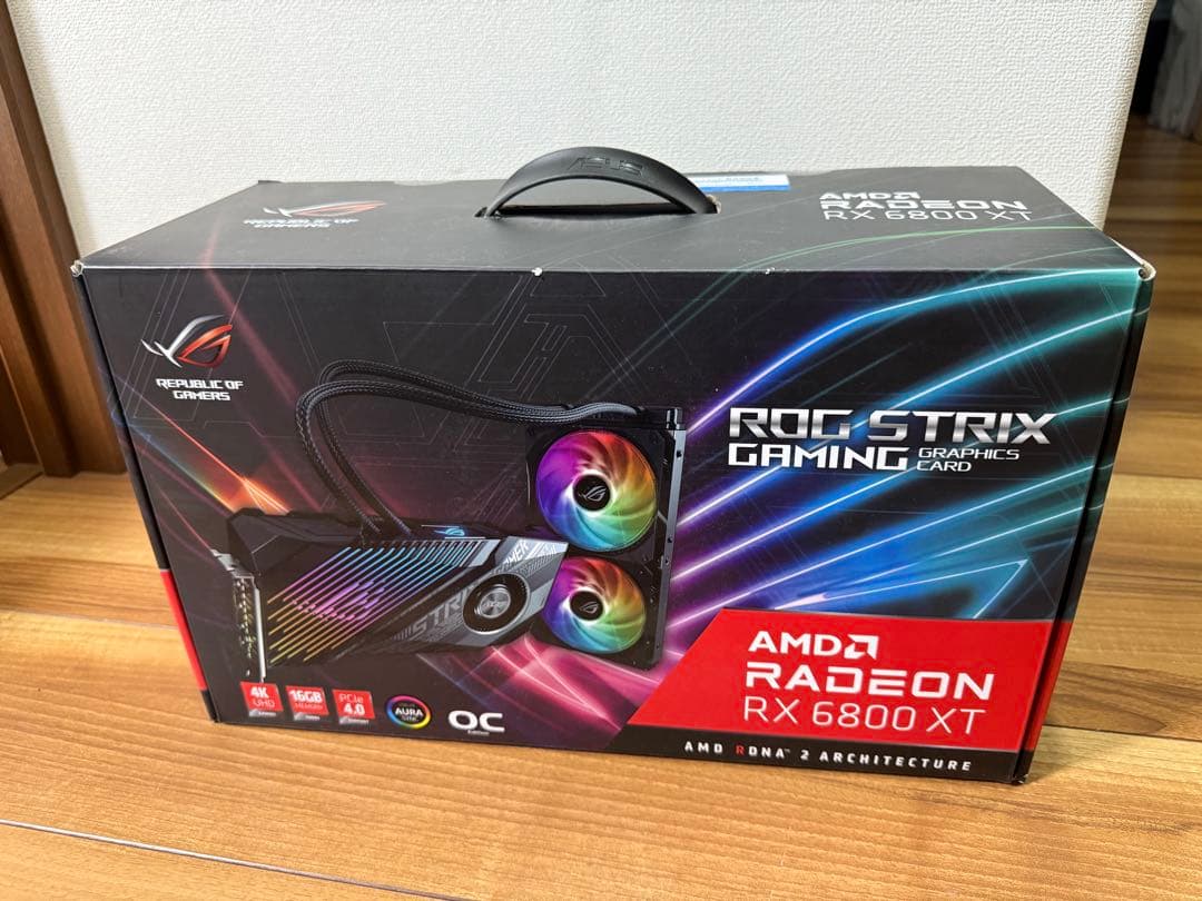 グラフィックボード・グラボ・ビデオカード ASUS ROG-STRIX-LC-RX6800XT-O16G-GAMING