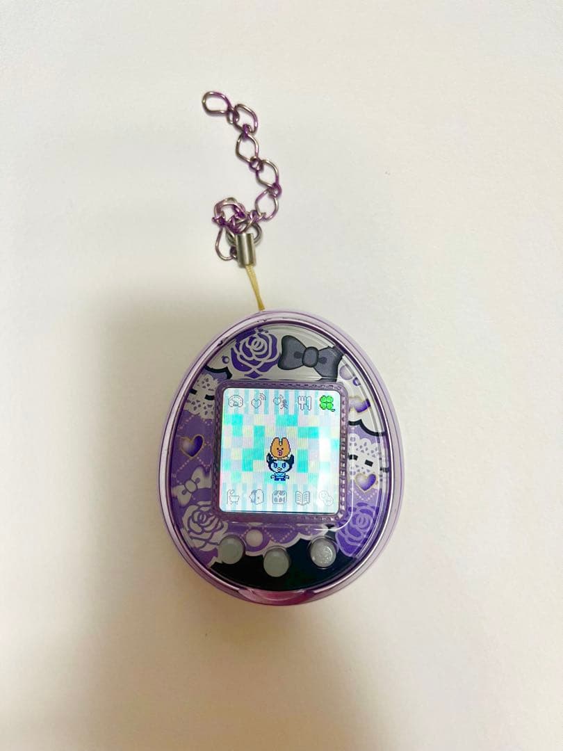 たまごっち4U +パープル、4U +カスタムカバー付き