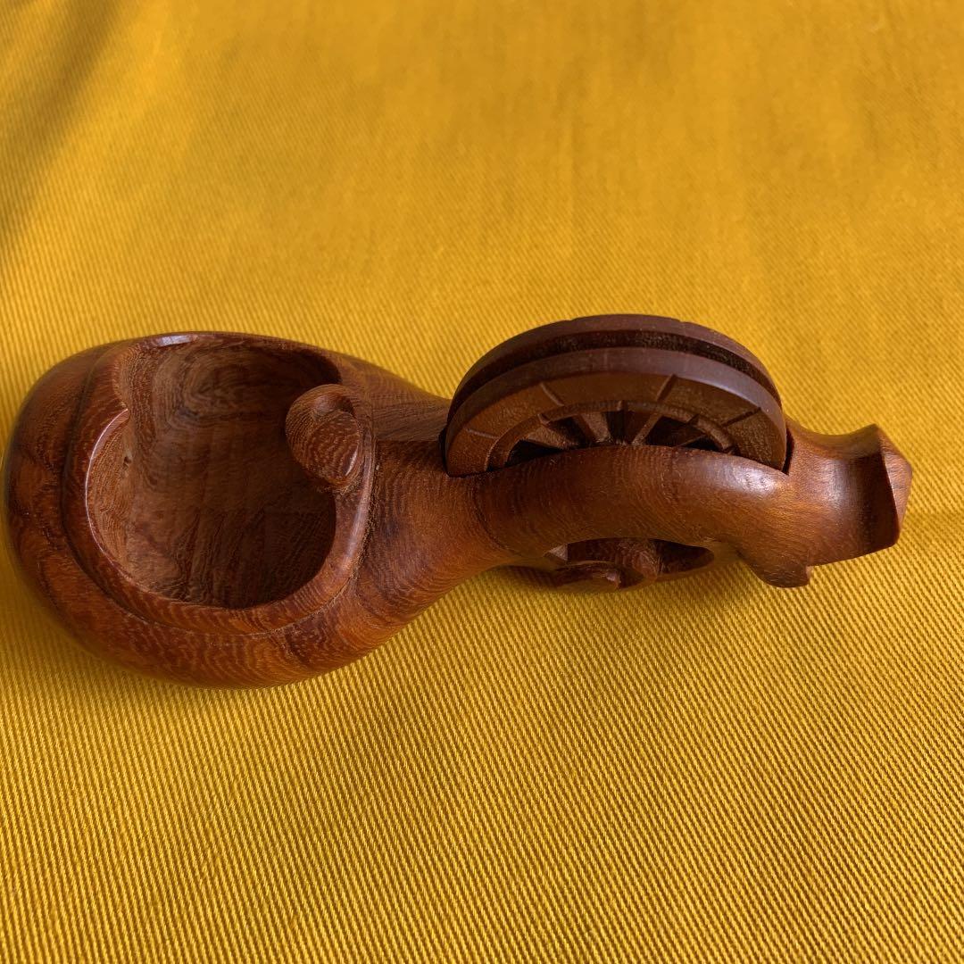 ミニ　墨つぼ　坪昭作　舟形若葉坪A