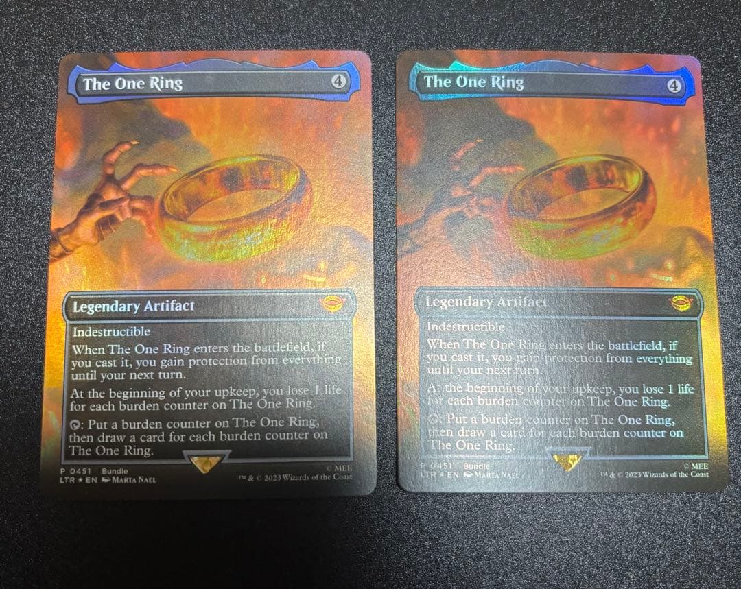 一つの指輪 The One Ring 2枚セット MTG foil