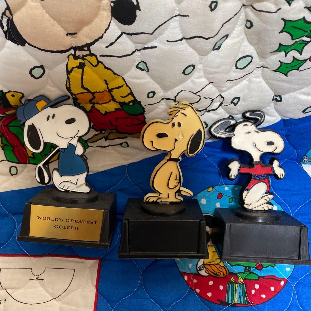 【激レア】ビンテージ　 AVIVA トロフィー スヌーピー　4体セット