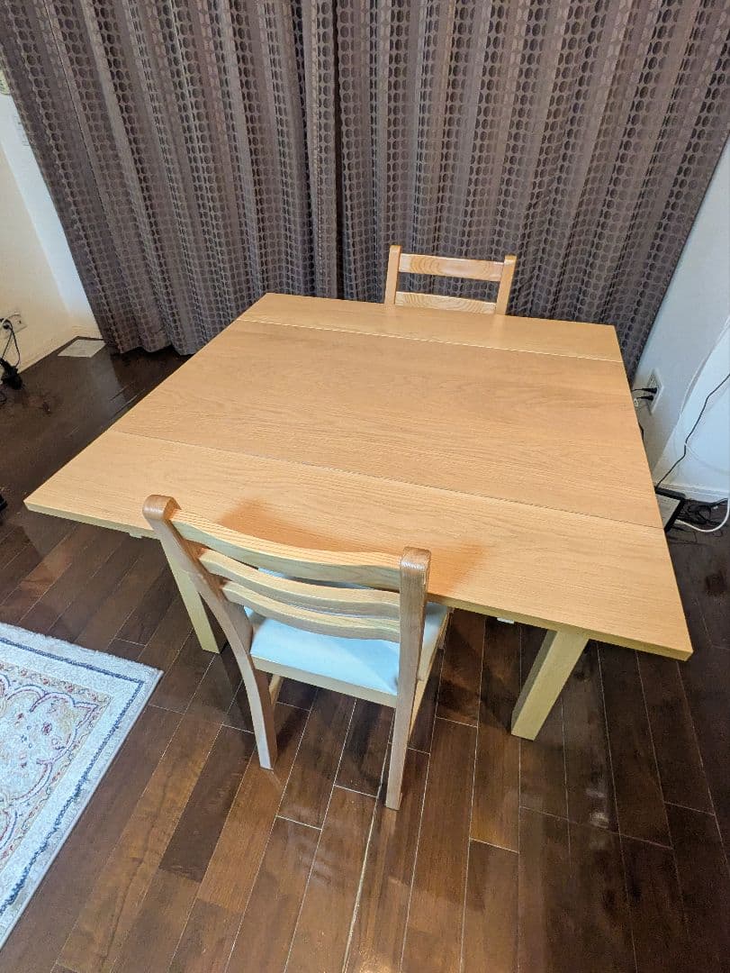 イケア　ダイニング3点セット　ダイニングテーブル　幅900ｍｍ