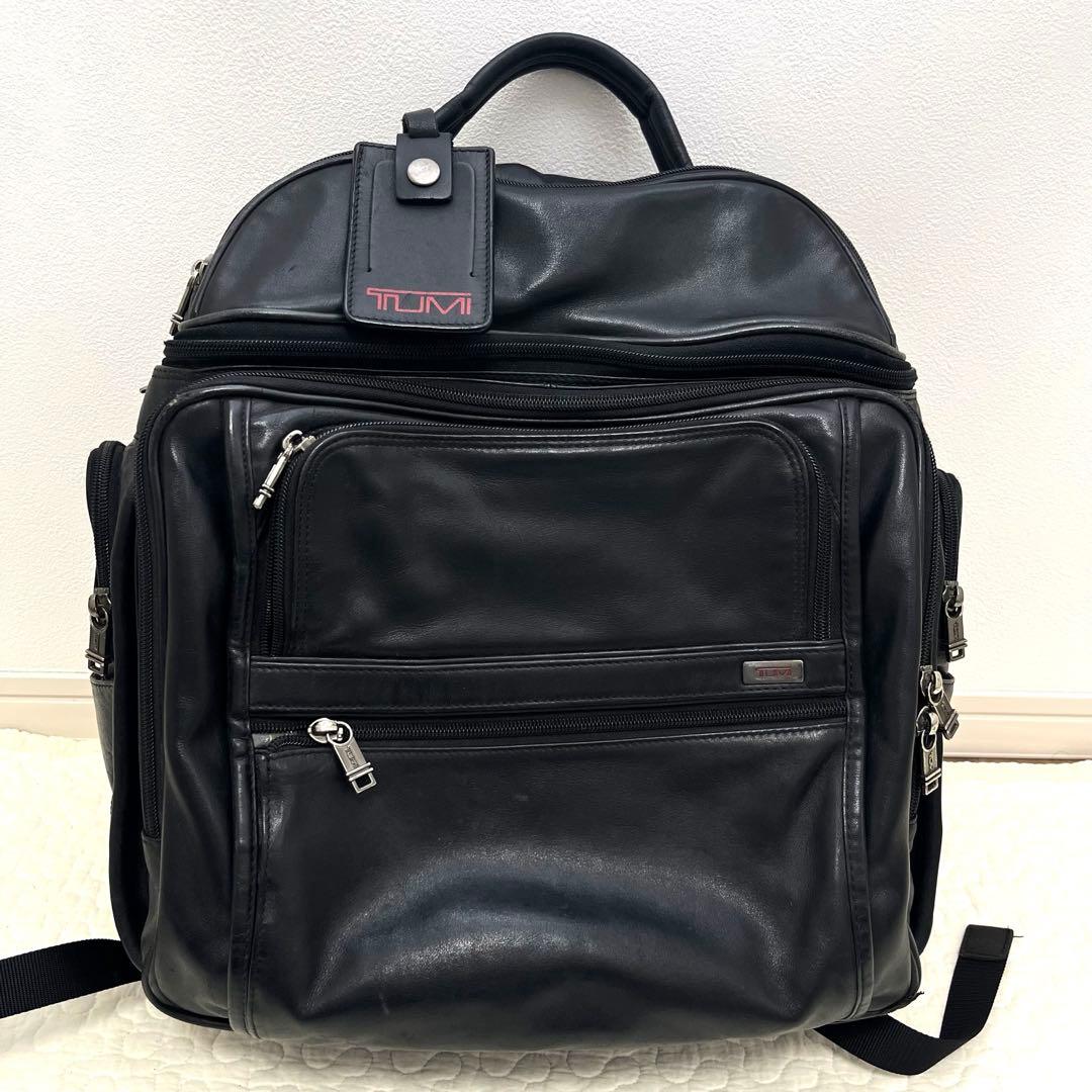 TUMIバックパック96086D4革製ALPHA 09603580DL3前モデル