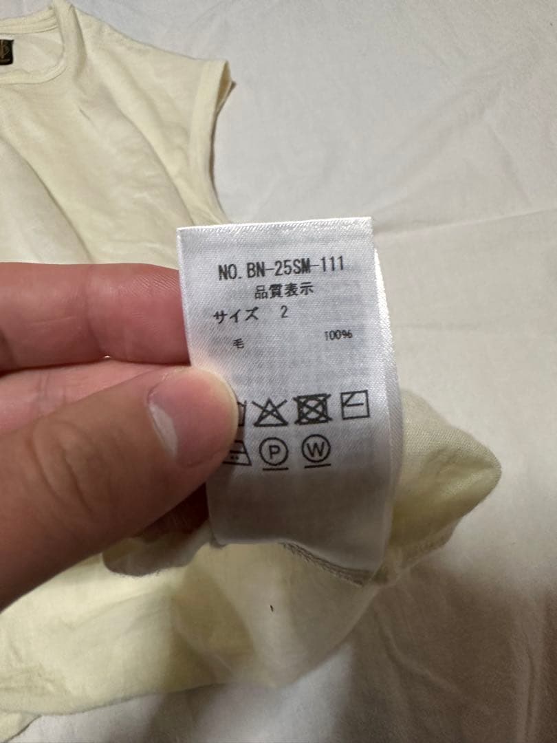 【美品】BATONER for tatazumaiizumai ノースリーブ
