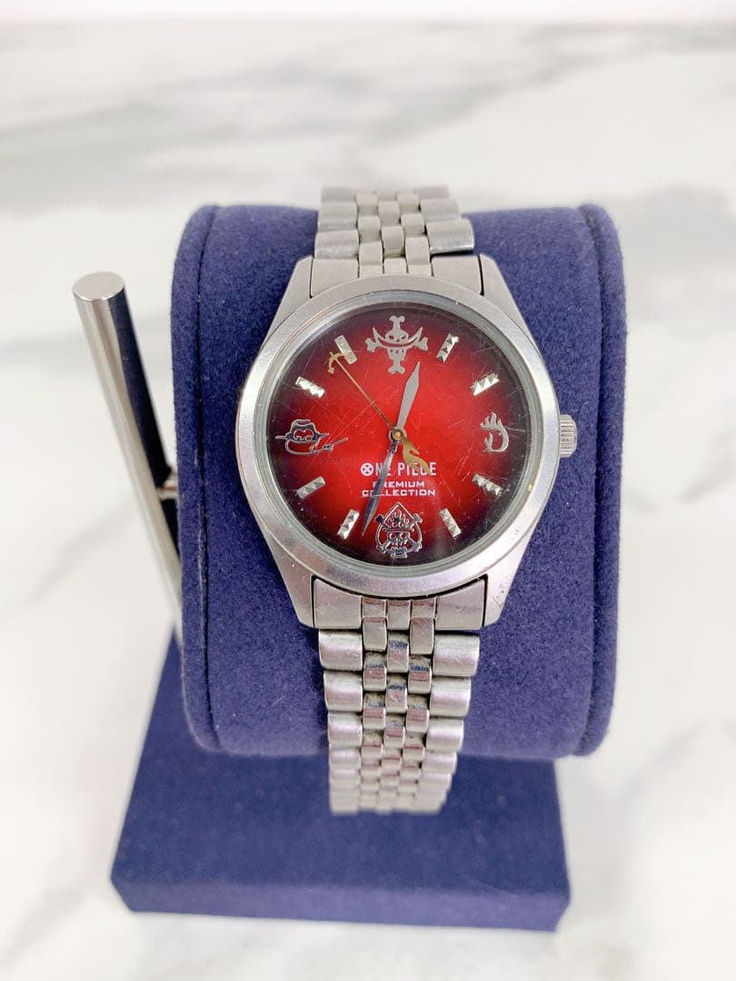 ＊【不動】ワンピース限定版公式メモリアルウォッチ　火拳のエース 炎の記憶　腕時計
