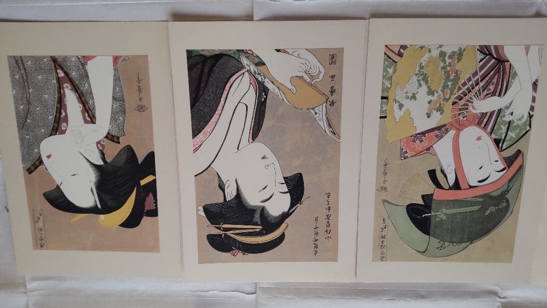 浮世絵版画★画装用画★6冊セット★歌麿UTAMARO★２４枚セット★シリーズ1