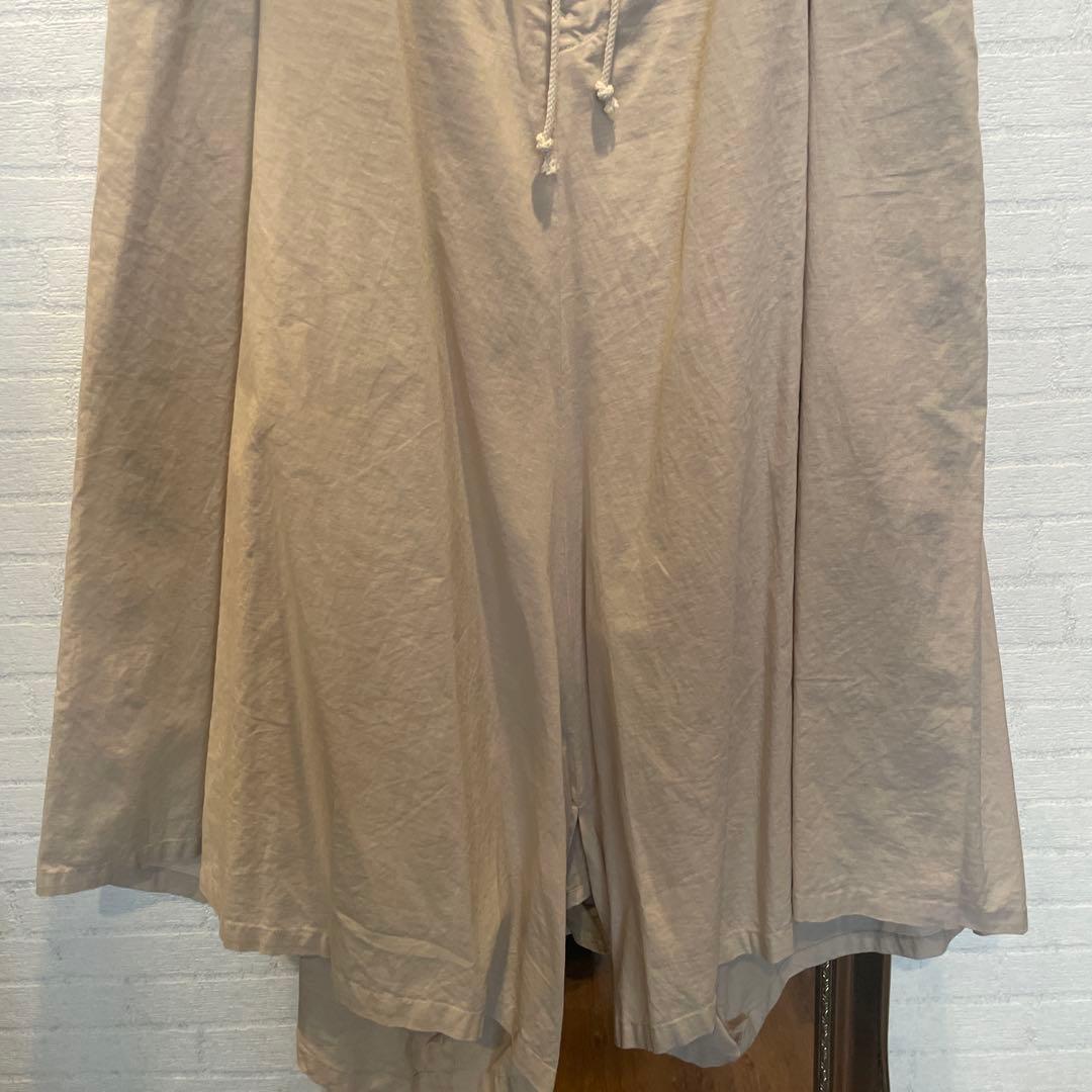未使用品　Y,s リネン ベージュ スカートパンツ（SALE中）