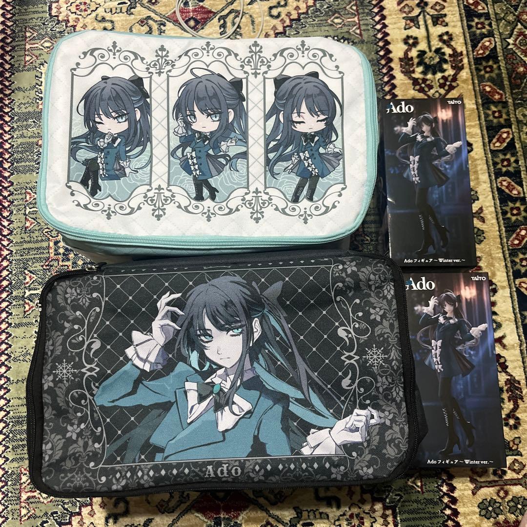 【新品未開封】Ado フィギュア2個&収納BOX各種 ラウンドワン限定４点セット