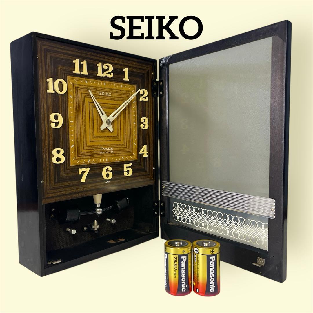【美品　セイコー 】ソノーラ振り子時計