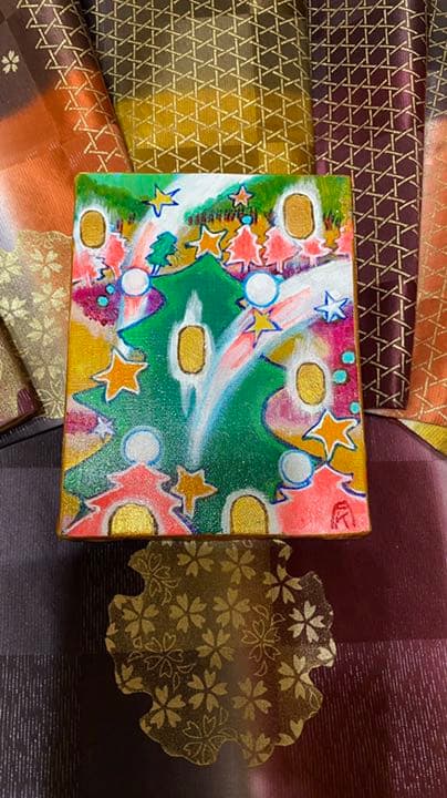 【アクリル画】商品名 小判伝説14 天からの贈り物2　新品