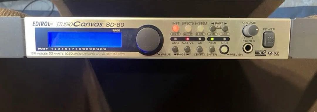 Roland EdirolStudio CanvasSD-80 電源ケーブルなし