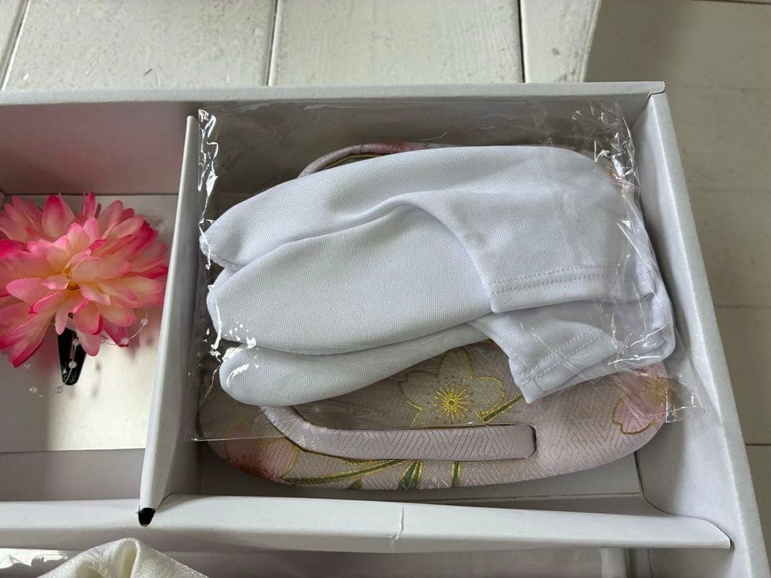 キョウエツ 七五三 3歳 女の子 着物 被布 小物 フルセット 薄紫